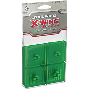Star Wars X-Wing 1st Edition: Green Bases and Pegs