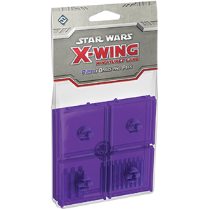 Star Wars X-Wing 1st Edition: Purple Bases and Pegs