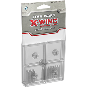 Star Wars X-Wing 1st Edition: Clear Bases and Pegs