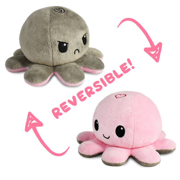 TeeTurtle Reversible Octopus: Heart/Broken Heart (Mini)