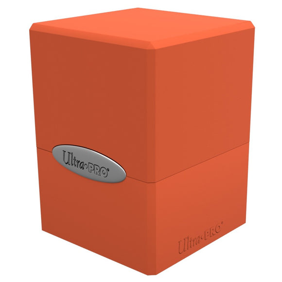 Deck Box: Satin Cube - Pumpkin Orange