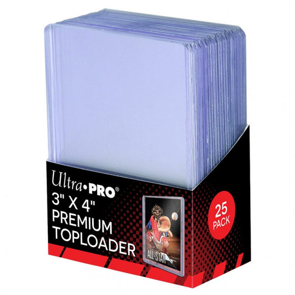 UltraPro: Premium TopLoader - 3x4 Hard Sleeves - 25 pack