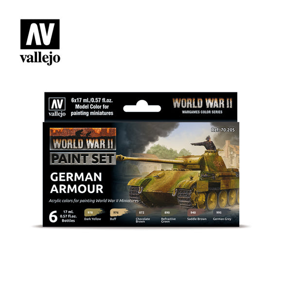 Model Color: WWII Paint Set - German Armour