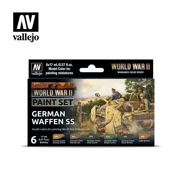 Model Color: WWII Paint Set - German Waffen SS