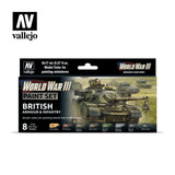 Model Color: WWIII Paint Set - British Armour & Infantry