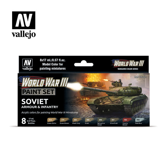 Model Color: WWIII Paint Set - Soviet Armour & Infantry