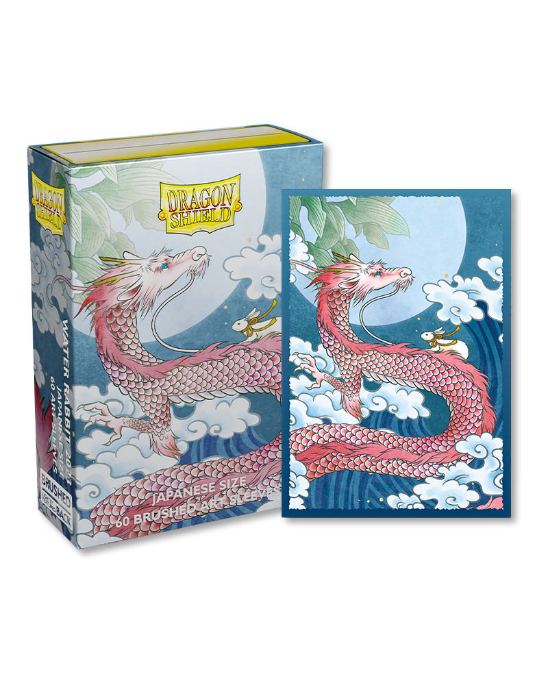Dragon Shield Card Sleeves: Brushed Art - Water Rabbit 2023 Little Shop of Magic Dragon Shield Card Sleeves: Brushed Art - Water Rabbit 2023 Little Shop of Magic
