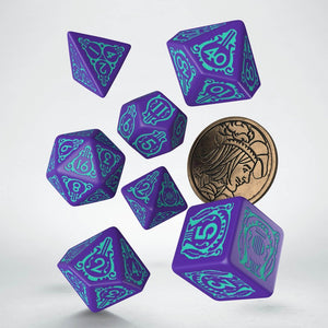 The Witcher Dice Set: Dandelion - Half a Century of Poetry (7 + coin)