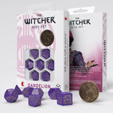 The Witcher Dice Set: Dandelion - Viscount de Lettenhove (7 + coin)