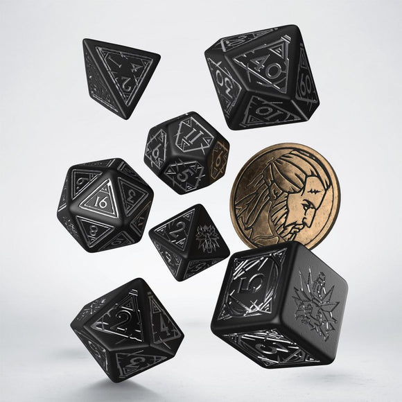 The Witcher Dice Set: Geralt - The Silver Sword (7 + coin)