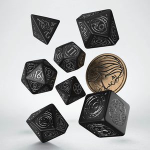 The Witcher Dice Set: Yennefer - The Obsidian Star (7 + coin)