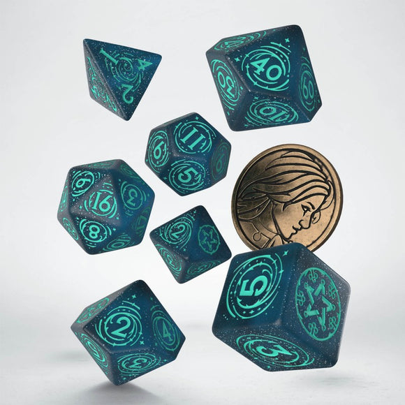 The Witcher Dice Set: Yennefer - Sorceress Supreme (7 + coin)