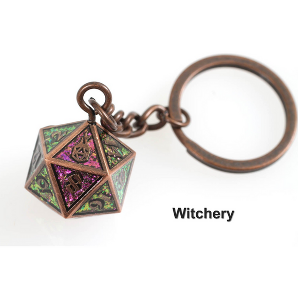 Fob of Fate D20 Keychain - Witchery