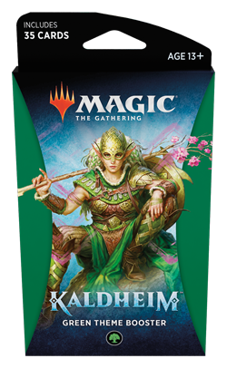 Magic: the Gathering - Kaldheim Theme Booster Pack or Box - Green